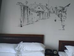 墙画-时光漫步酒店(北京国子监簋街北新桥地铁站店)