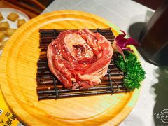厚切玫瑰瀑布横膈膜-正宗齐齐哈尔烤肉·齐牛哥鲜切炭火烤肉(杭州总店)