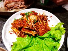 生拌螃蟹-味家烤肉烤鳗鱼牛排(西塔旗舰店)