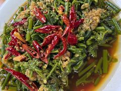 炝拌野菜-龙姐私房菜(和顺古镇店)