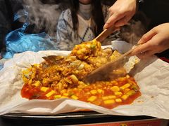 蒜香纸包江团烤鱼-红辣椒·川菜·火锅(张杨路店)