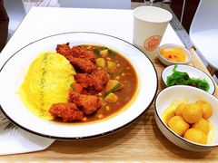 炸鸡块咖喱蛋包饭-池奈·日式咖喱蛋包饭(老城根Gpark店)
