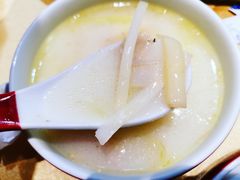 奶汤蒲菜-四季厨房 鲁菜·孔府烤鸭(高新万达店)