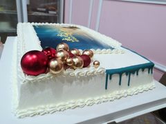 公司企业仪式感长方形蛋糕-艾加柒克蛋糕茶歇甜品台(春熙路店)