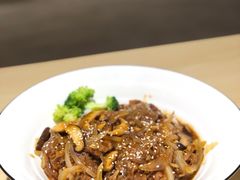 照烧肥牛饭-汤去三面