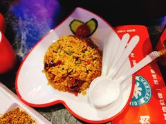 藤椒牛肉炒饭-秦炉烤肉(财富中心店)