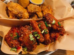 炸鸡翅一半一半-富乐满韩国正宗炸鸡韩国料理(虹泉路店)