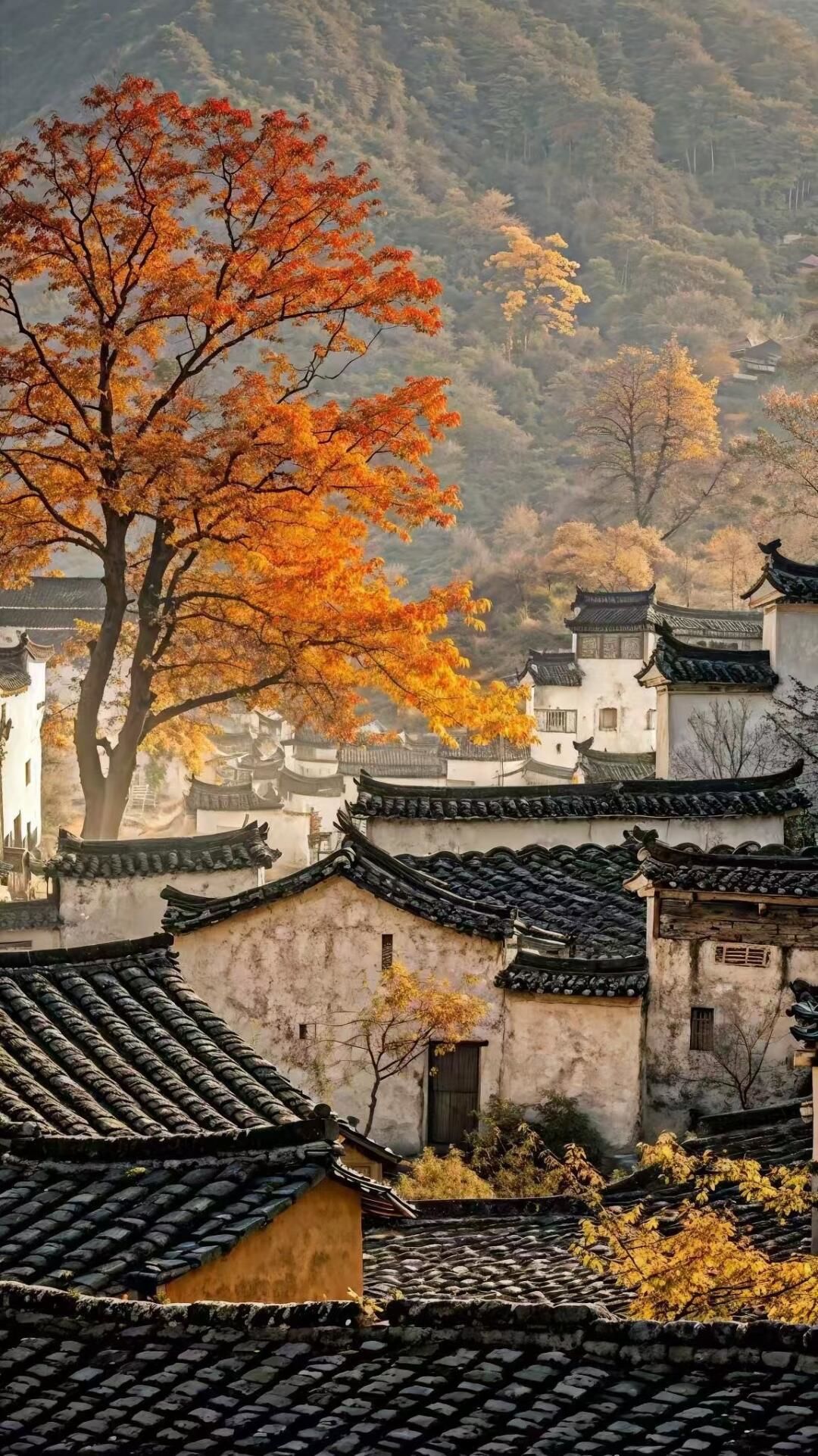 皖南秋色,秋天适合见面的季节