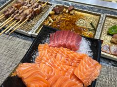 三文鱼-渔荷食町·铁板烧料理(崂山万象汇店)