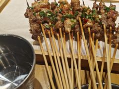 -山野的朋友露营炭火烤肉