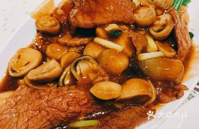 Oyster Sauce Mushroom Beef Rice