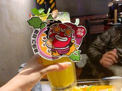 香菜百香果茶-匠子烤鱼(桫椤湾店)