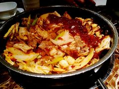 黑毛猪蹄猪五花猪排套餐-猪啊牛呀羊啊铜盘烤肉(正大广场店)