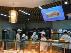 面包甜点陈列柜-木子木水日式烫面包(世界城光谷店)