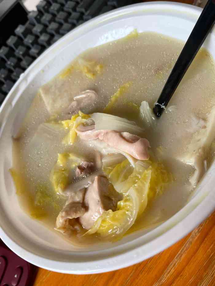 九优潮汕猪肚鸡汤饭(吴江店)-"东西的分量还是可以的,用完满减券这么
