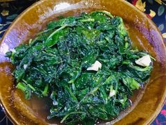 炒山野菜（蒲公英叶）-苗湘食府(十年店)