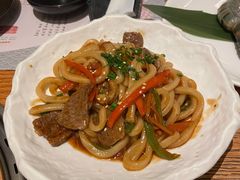 什锦牛肉炒乌冬-赤坂亭M9和牛烧肉(世博源店)