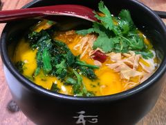 蟹黄油野生笋衣捞面-和府捞面(东直门银座店)