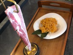 吊龙五花-明洞阿姨·韩式酱蟹烤肉·创意料理(三元桥店)