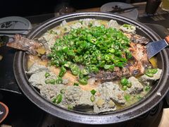 翡翠青椒烤黔鱼-烤匠麻辣烤鱼(环球中心店)