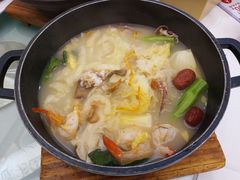 娃娃菜蚬肉煮黄花鱼-稻香酒家·33年老字号·港式粤菜(富邦中心店)