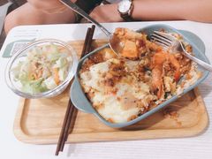 芝士焗鲜虾饭-箪食记(汉口路店)