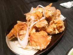 自家制葱油汁炸鸡-名代宇奈备长炭烧鳗鱼居酒屋