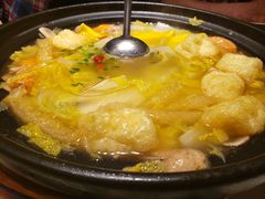 蛋饺娃娃菜煲-梁家大院•农家菜(昆山会展中心店)