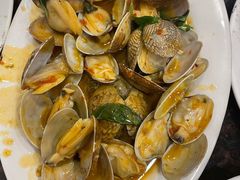爆炒花甲-适口餐厅砂锅粥(公信路总店)