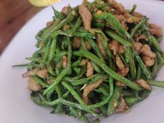 扁豆肉丝-娄三少·老北京春饼烤鸭家常菜(富力又一城店)