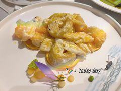 芒果芥末虾丸子-味钱塘·钱塘渔鲜·地道江浙菜(宋城店)