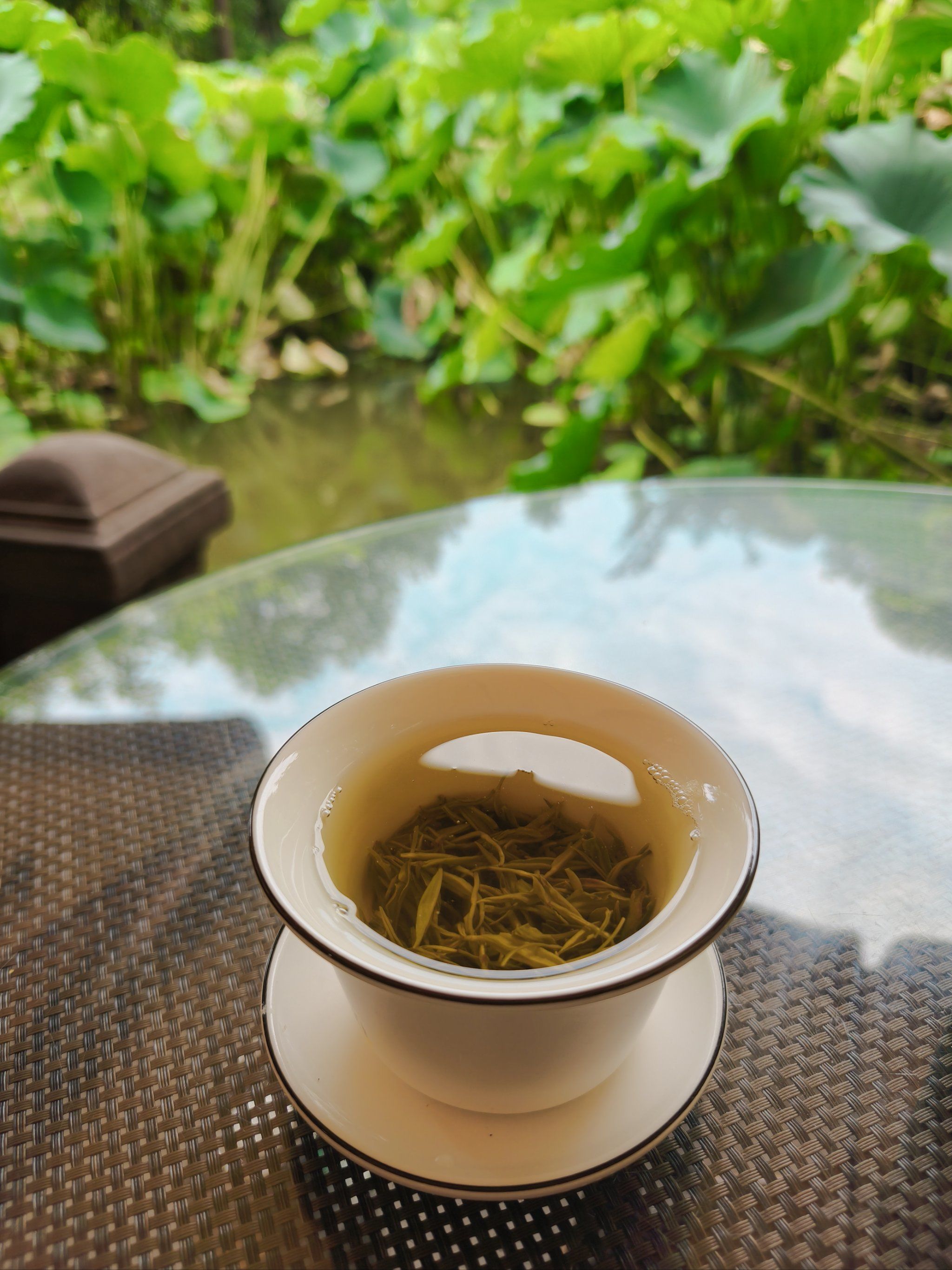 一杯茶的闲适午后