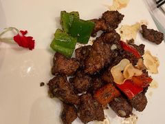 黑椒蒜香牛肉粒-湖滨客舍·湖北菜