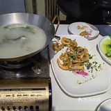 抢的39元的四菜一点心,外加一个牛肉打边炉