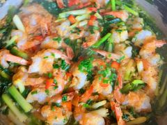 蒜蓉跳舞虾-万小金辣椒炒肉(三经路店)