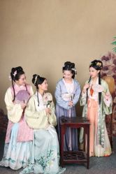 -后宫·古装汉服京剧儿童亲子全家福摄影