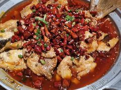 -东来菜馆•手抓海鲜家常菜•海鲜锅贴(鸽子窝店)
