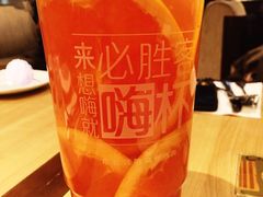 柚遇大吉岭嗨杯鲜果茶-必胜客(堤口路店)