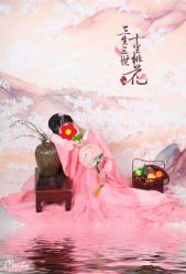 -后宫·古装汉服京剧儿童亲子全家福摄影