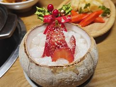 初雪小莓好椰子冻-大头椰·椰子鸡火锅(新梦店)