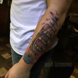 NewSchool-Sailing.Tattoo TianJin-China JIE-Tattoo-杰TATTOO刺青