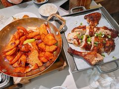 -绿茶餐厅(滨海万达广场店)
