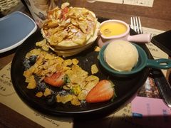 里科塔松饼配百香果汁-杂咖zacup(领展中心城店)