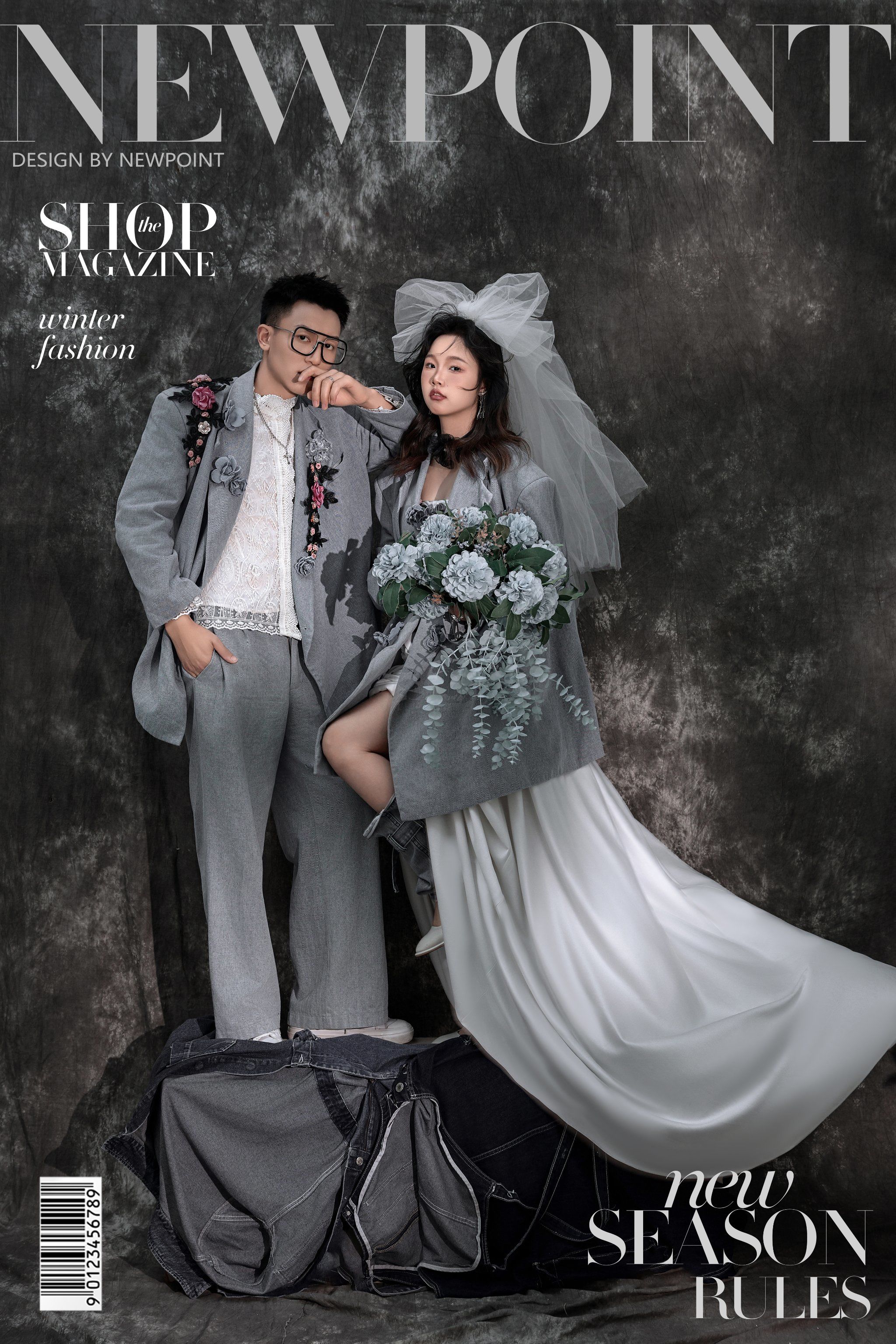 婚纱 西装!成年人全都要!创意婚纱照