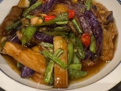 豇豆茄子-情妹耙泥鳅·江湖川菜(科华店)