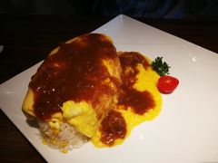 流金咖喱牛肉蛋包饭-必胜客(八一店)