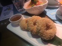 炸虾饼配泰国梅子酱-帕蓝·暹罗料理(曲阳店)