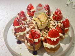 草莓忌廉华夫饼-BE BRIGHT KITCHEN(正佳广场店)