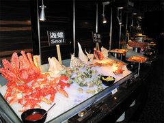 自助取餐区-广州花园酒店-凌璇阁360度高空海鲜自助餐CAROUSEL
