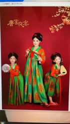 -后宫·古装汉服京剧儿童亲子全家福摄影